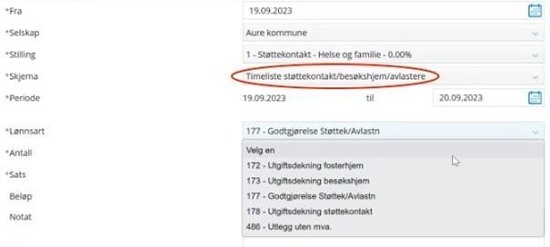 Skjema - Klikk for stort bilde
