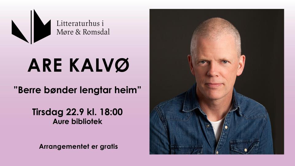 Lenke til artikkel: Are kalvø kommer til Aure Bibliotek!