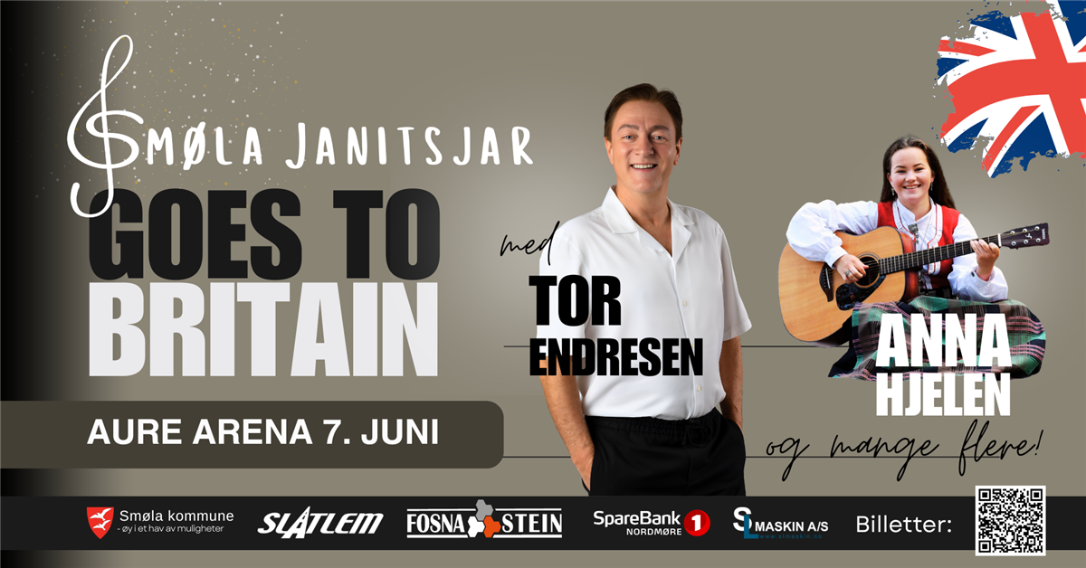 Plakat for Smøla Janitsjar. All tekst i artikkelen - Klikk for stort bilde